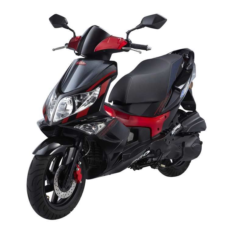 PGO G-MAX 50 Service manual