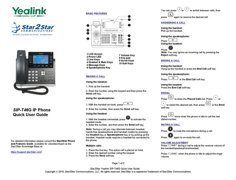 Yealink Yealink SIP-T46G user guide