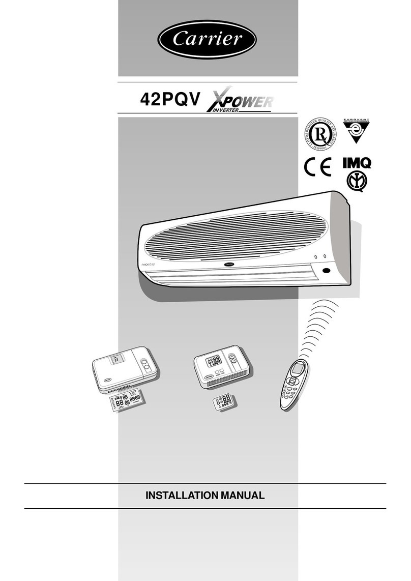 Carrier 42PQV User manual