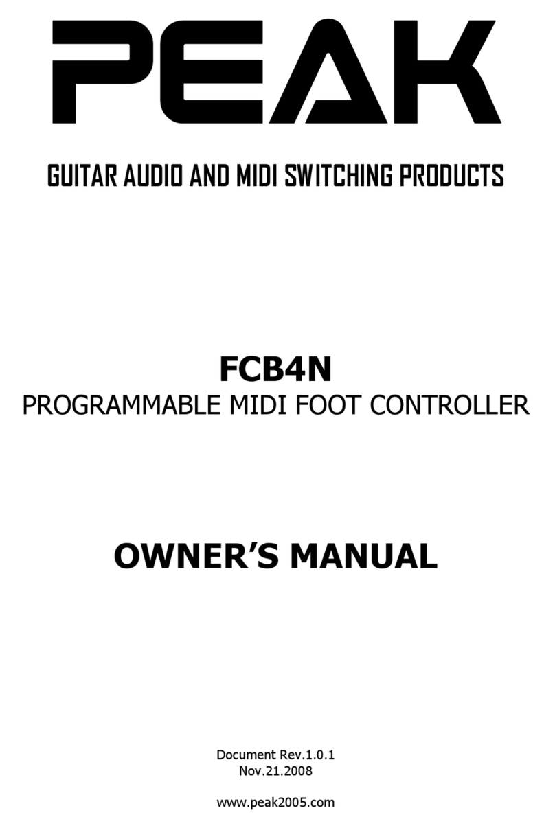 Peak FCB4N owner's manual