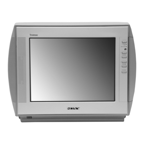 Sony FD TRINITRON WEGA KV-13FM12 User manual Sony FD TRINITRON WEGA KV-13FM12 User manual