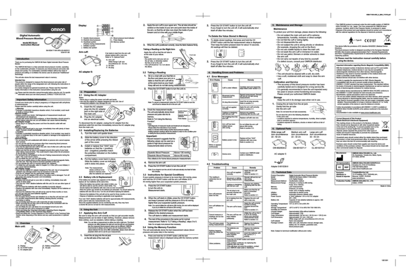 Omron M2 Compact User manual