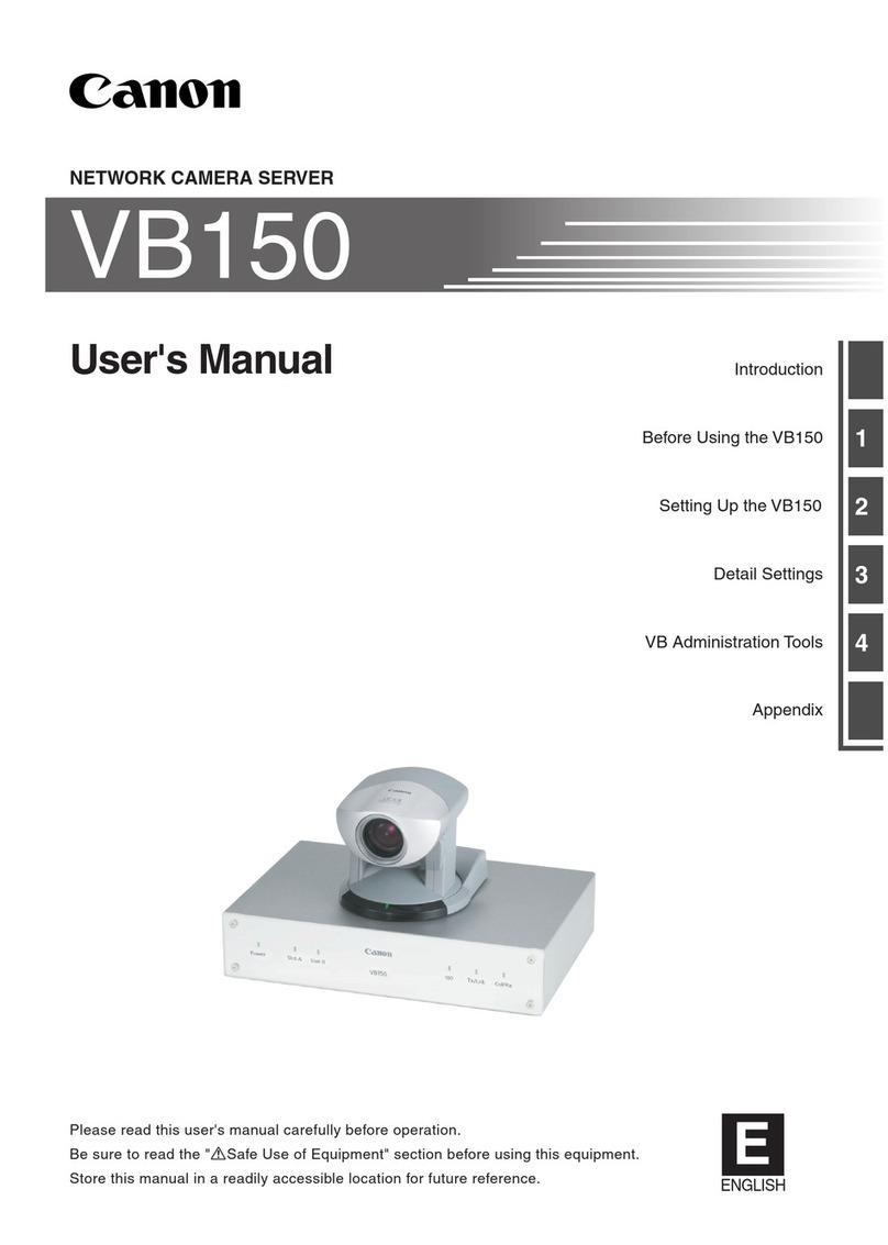 Canon VB150 user manual