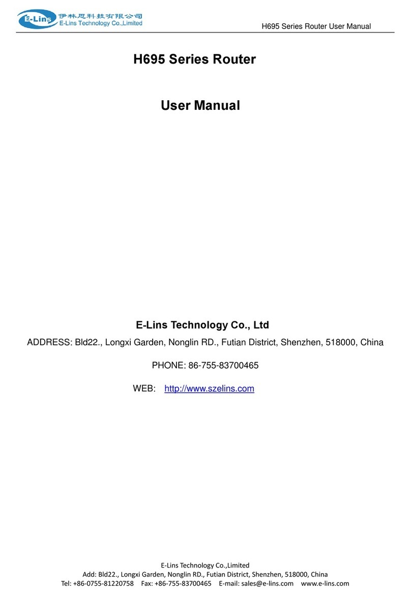 E-Lins H695 Series User manual