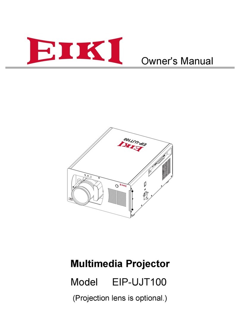 Eiki EIP-UJT100 owner's manual