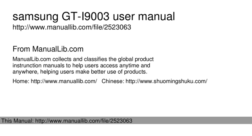 Samsung GT-I9003 user manual