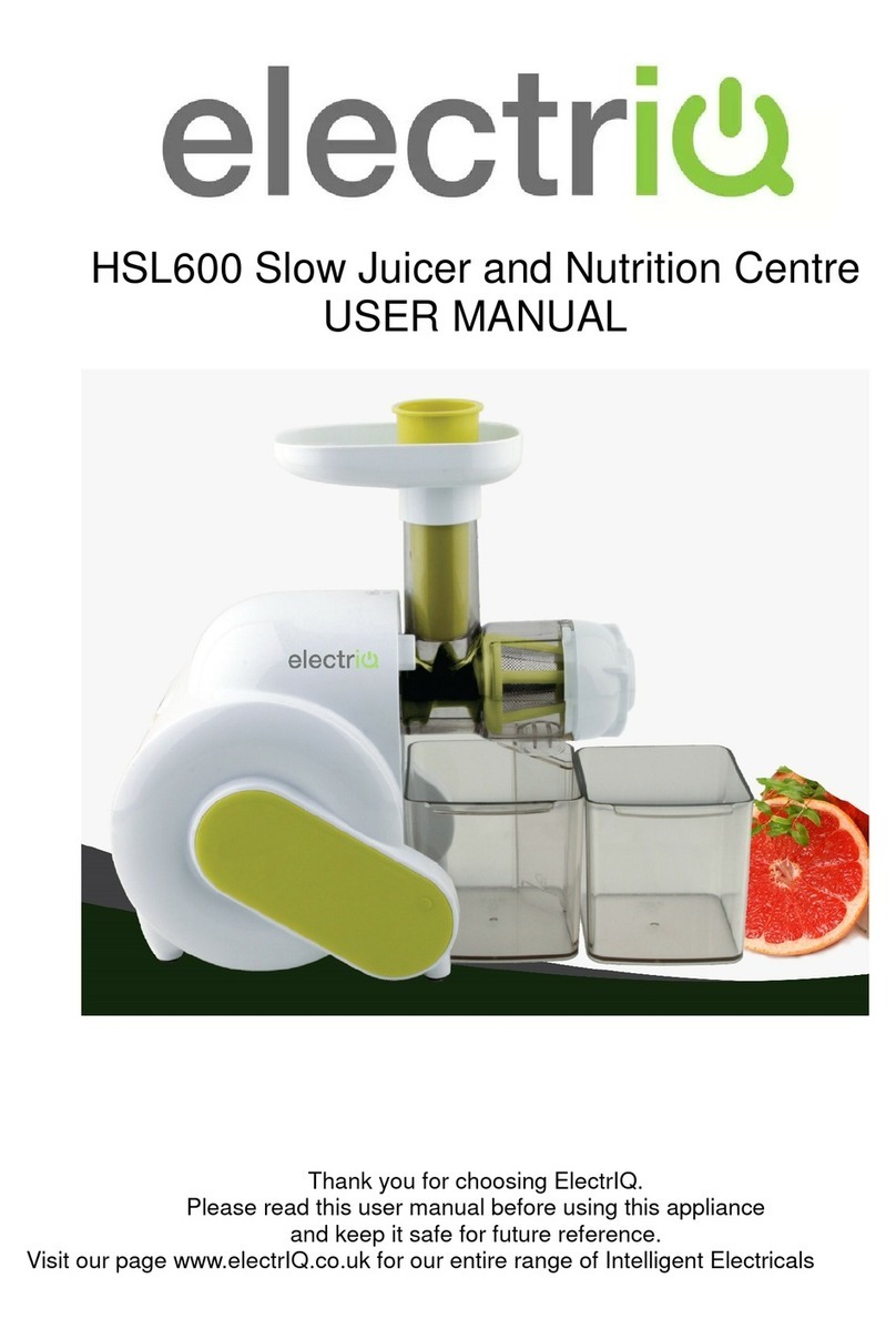 ElectrIQ HSL600 User manual