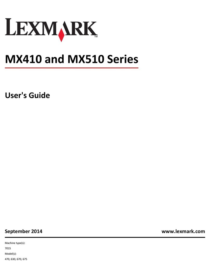 Lexmark MX410 Series User manual