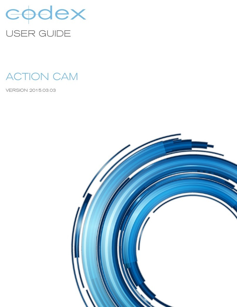 Codex ACTION CAM user guide
