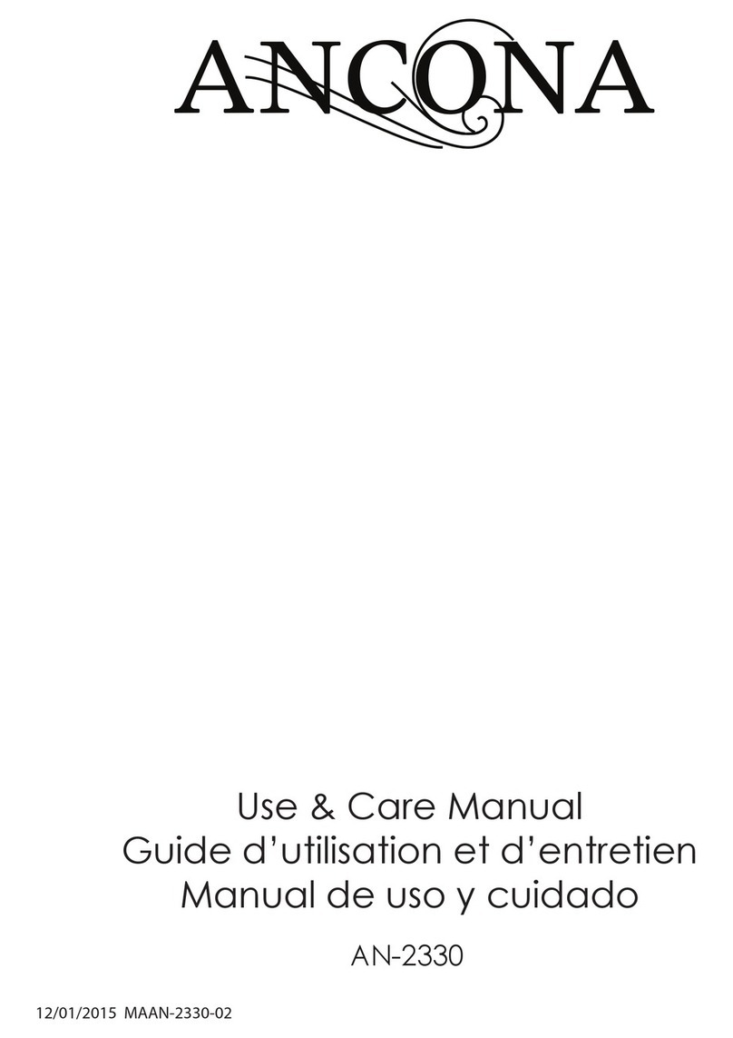Ancona AN-2330 Use & care manual