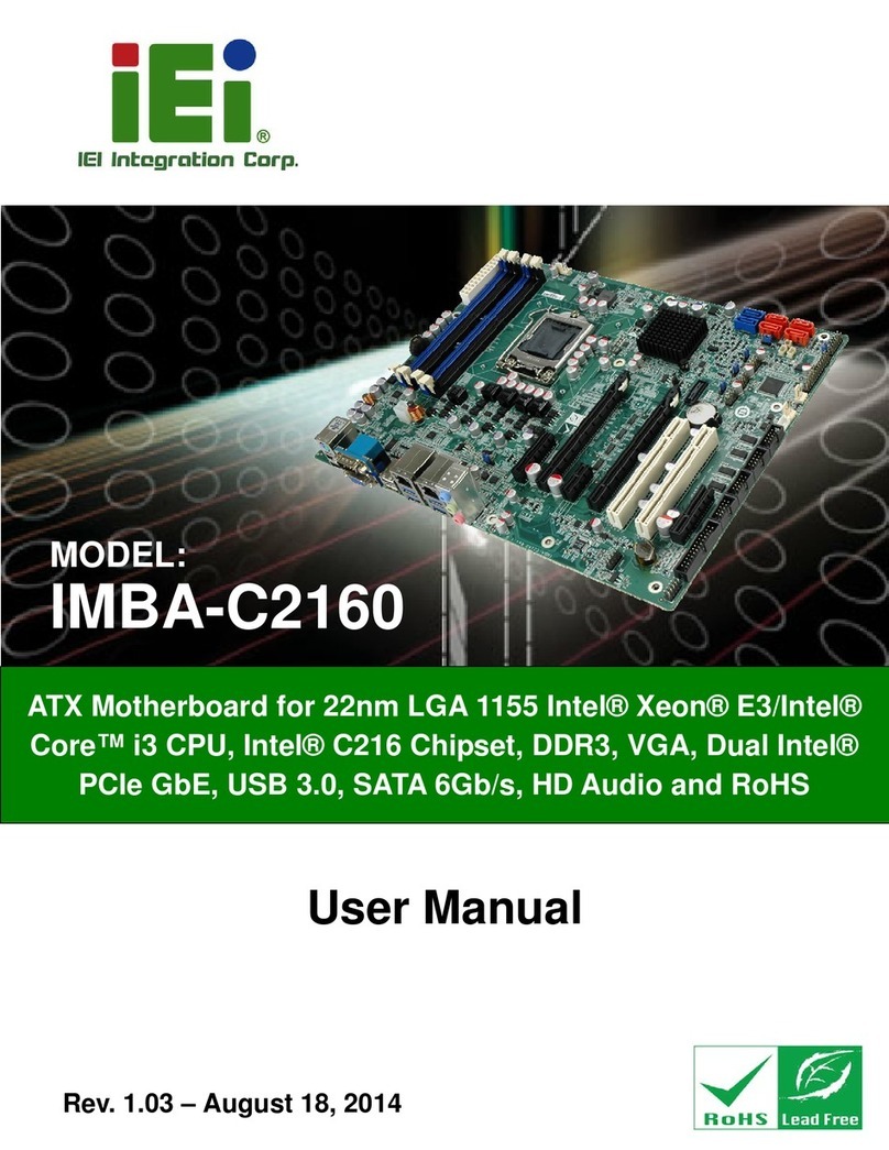 IEI Technology IMBA-C2160 User manual