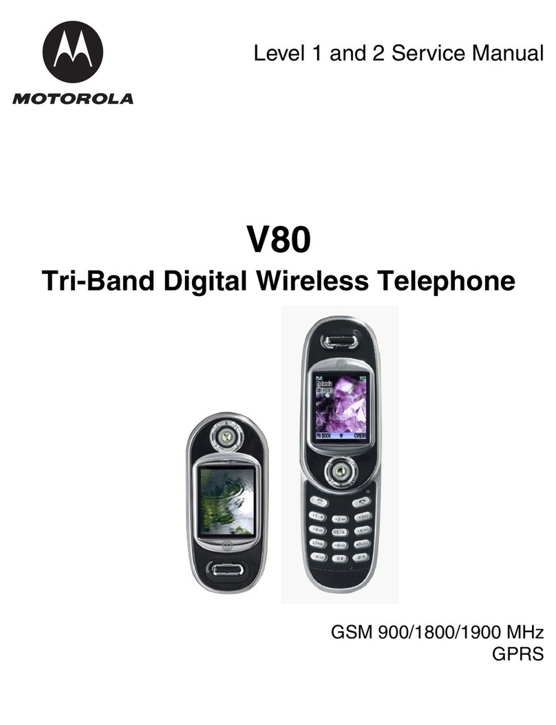 Motorola V80 User manual