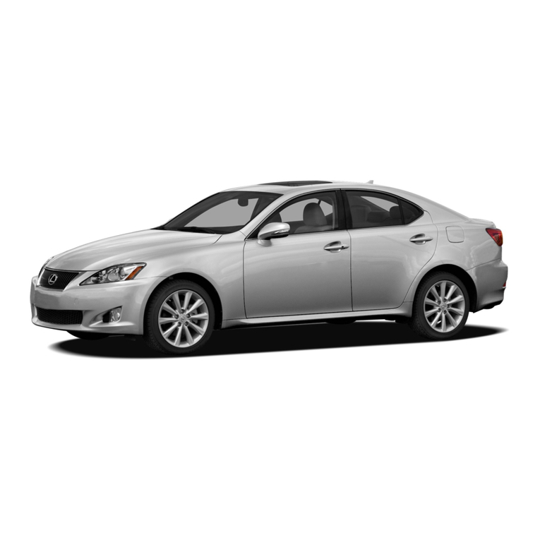 Lexus 2011 IS 250 owner's manual