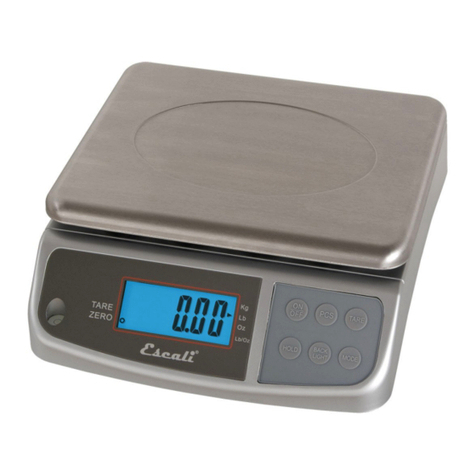 Escali M3315 User manual