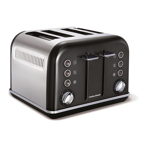 Morphy Richards Accents 4 slice User manual