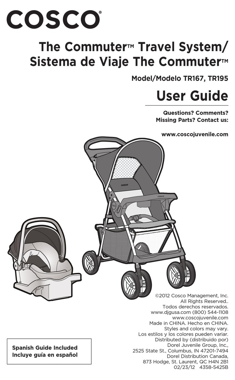 Cosco TR167 user guide