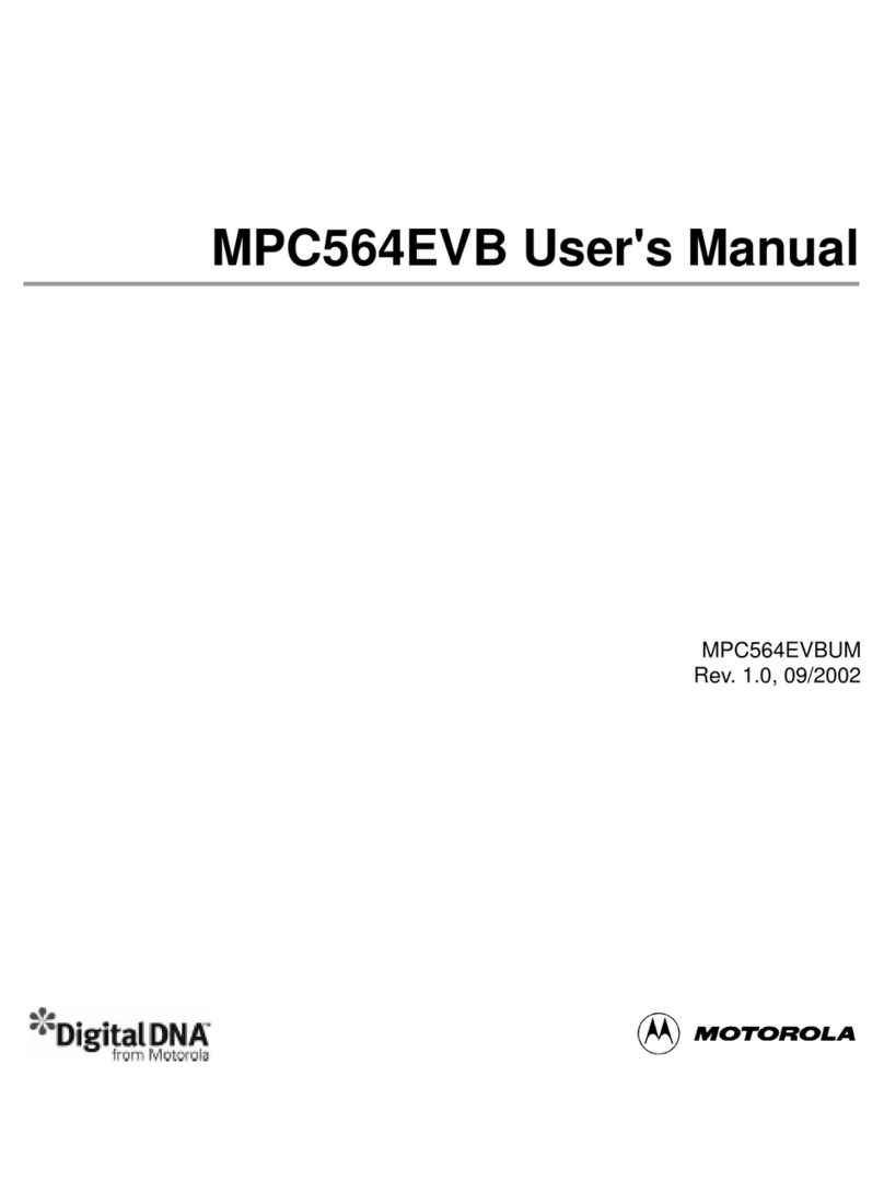 Motorola MPC564EVB User manual