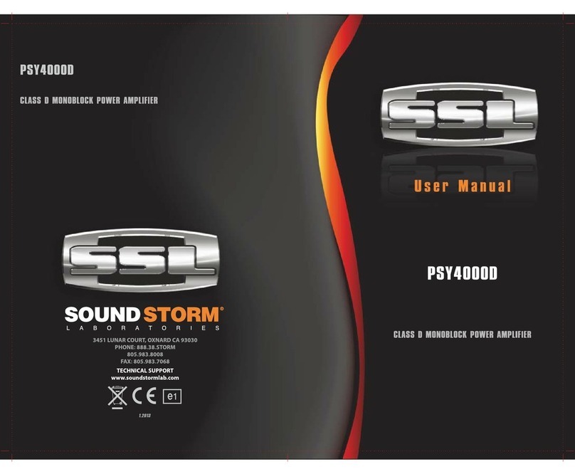 Ssl PSY4000D User manual