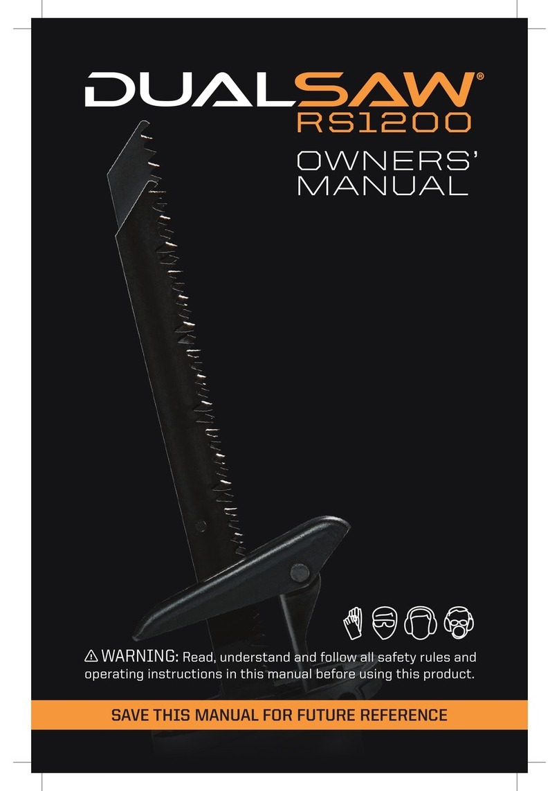 DualSaw RS1200 User manual