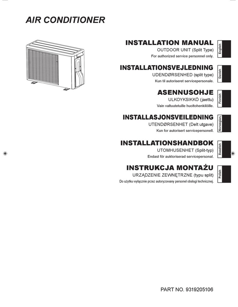 Fujitsu AOYG-09LTC User manual
