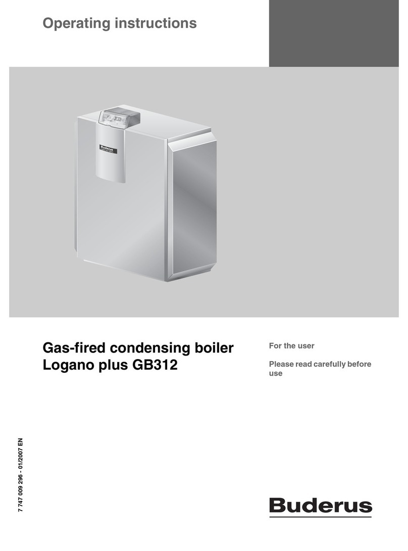 Buderus Logano plus GB312 operating instructions Buderus Logano plus GB312 operating instructions
