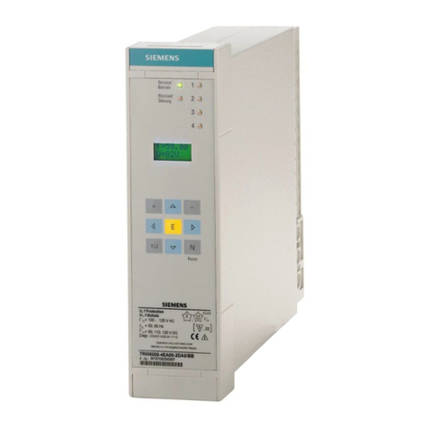 Siemens SIPROTEC 7RW600 User manual