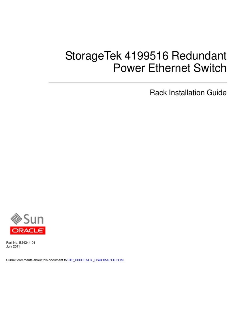 Sun Oracle StorageTek 4199516 Rack installation