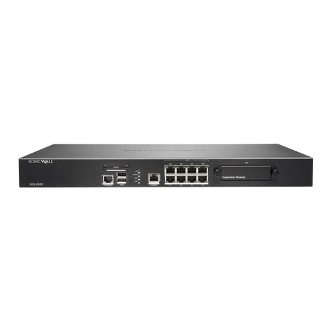 Dell SonicWall NSA 2600 Getting started guide