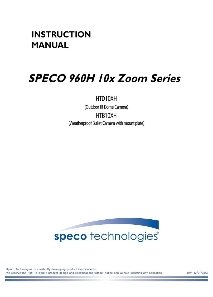 Speco HTD10XH instruction manual