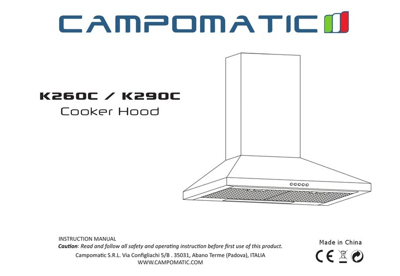 Campomatic K260C instruction manual