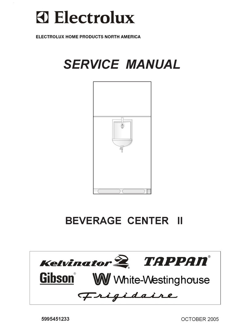 Electrolux BEVERAGE CENTER II Service manual