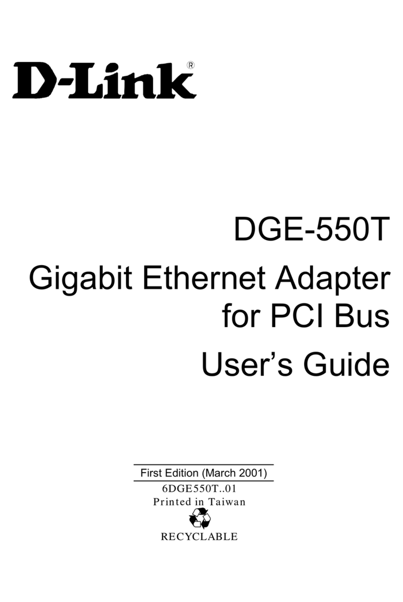 D-Link DGE-550T User manual