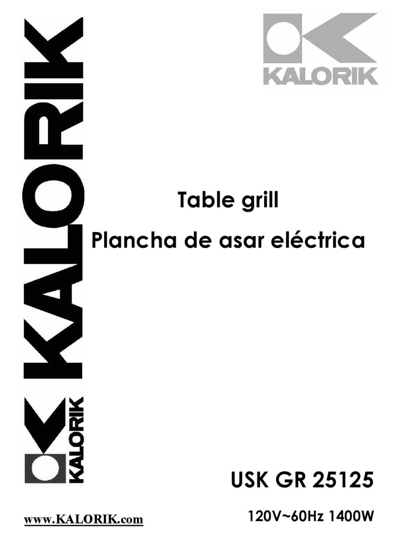 Kalorik USK GR 25125 operating instructions