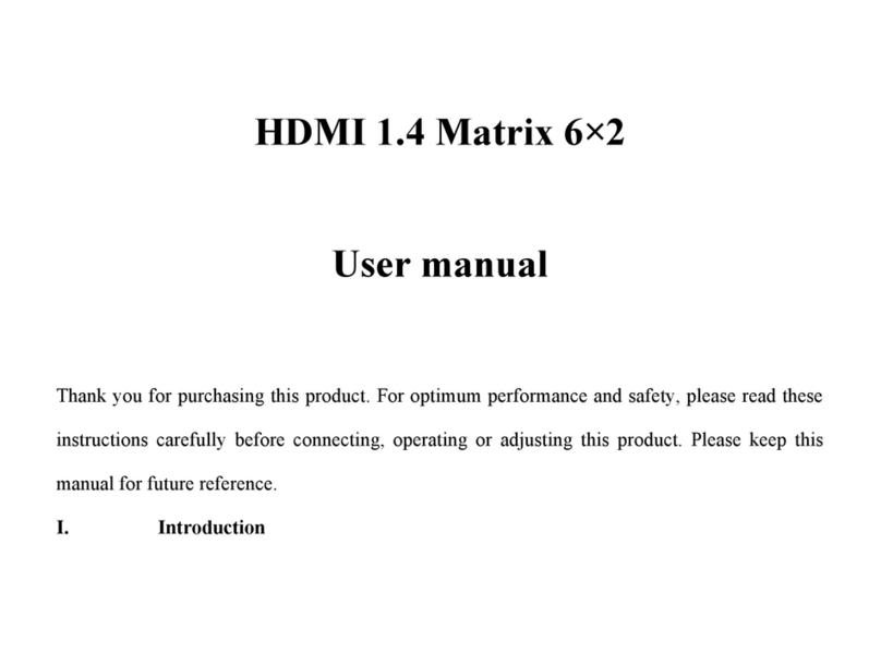 SHENZHEN HDCVT CV-HDM-962 user manual