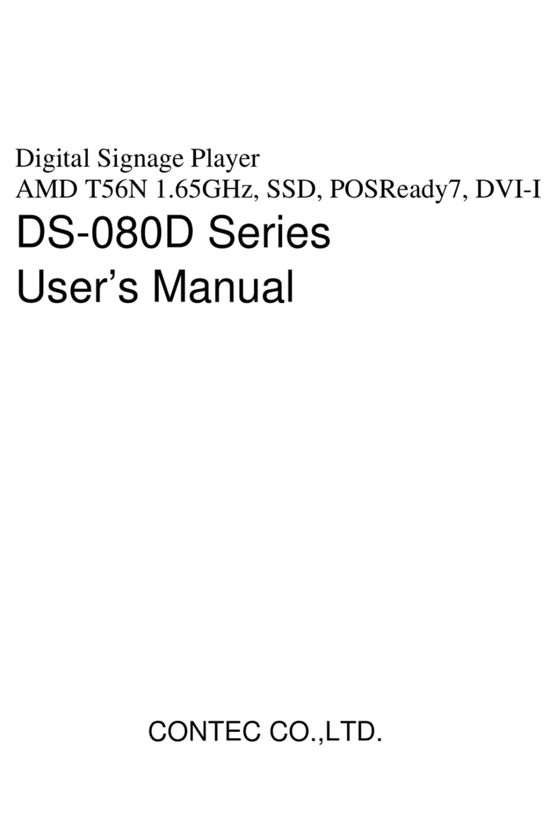 Contec DS-080D Series user manual