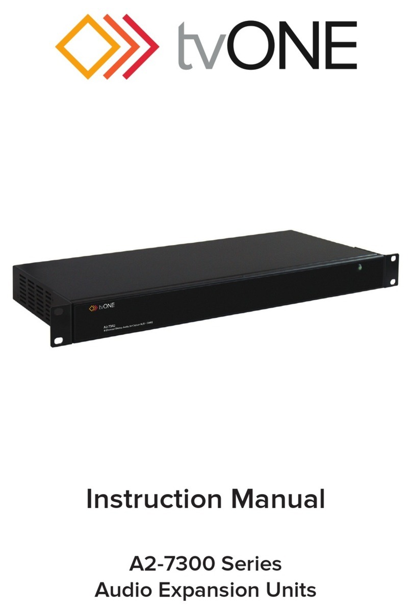 TV One A2-7300 Series instruction manual