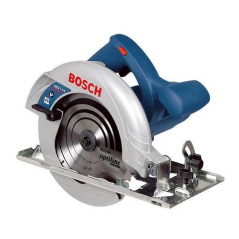 Bosch GKS 7 1/4 Professional User manual