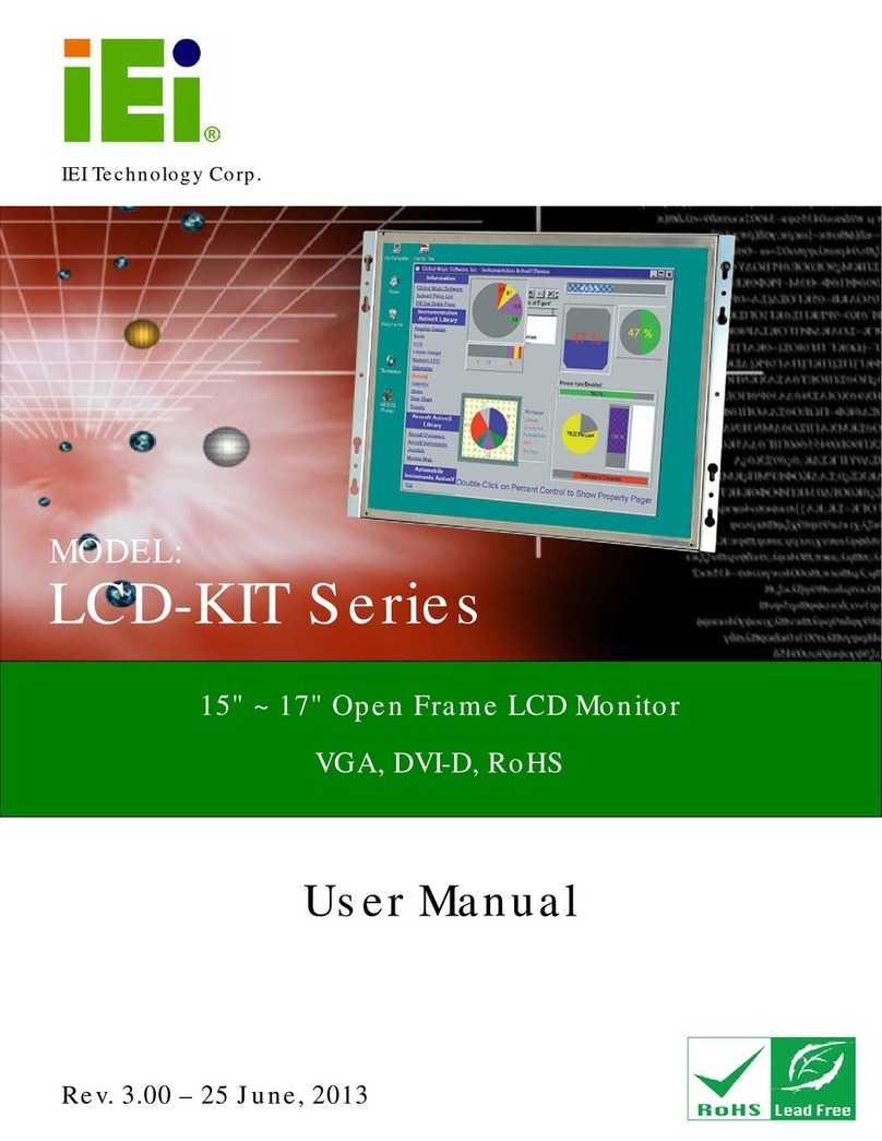 IEI Technology LCD-KIT150G User manual