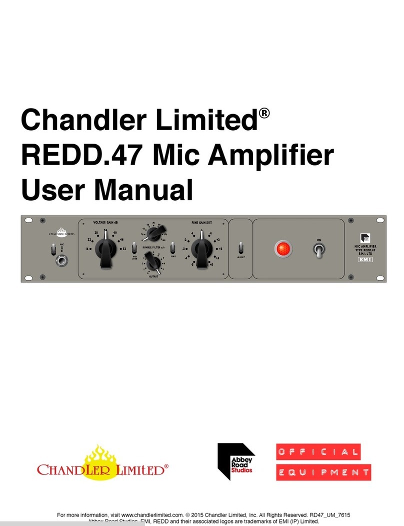 Chandler Limited REDD.47 user manual