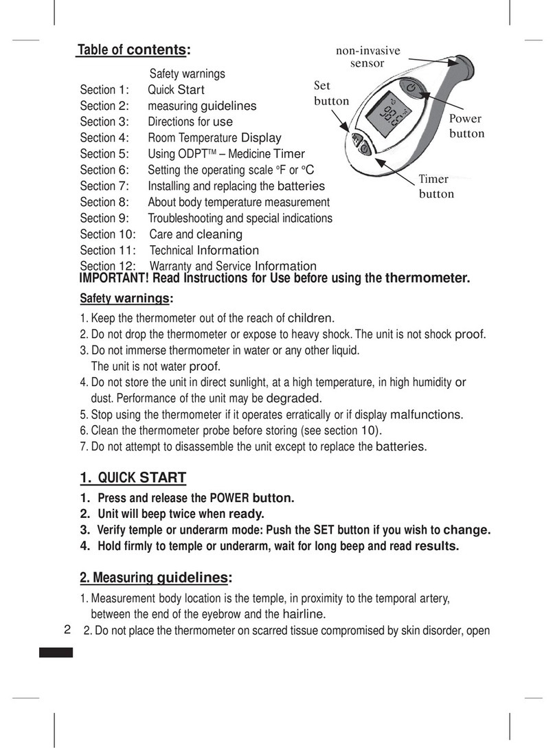 Temple Touch Premium user manual