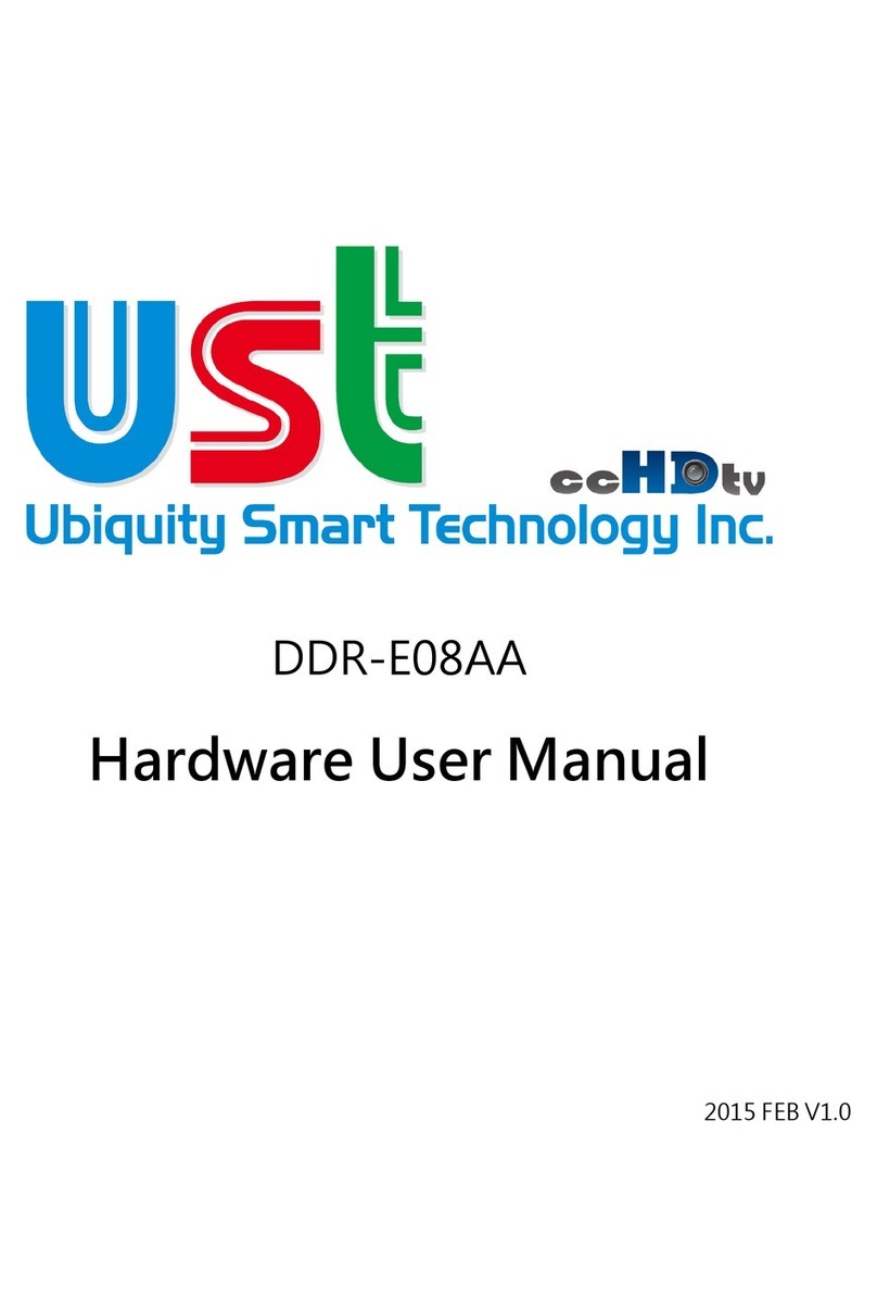 Ubiquity Smart Technology DDR-E08AA Hardware user manual