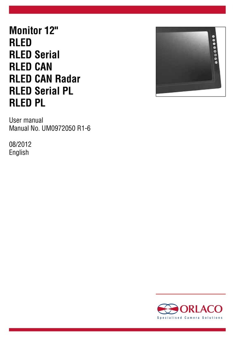 Orlaco RLED User manual Orlaco RLED User manual