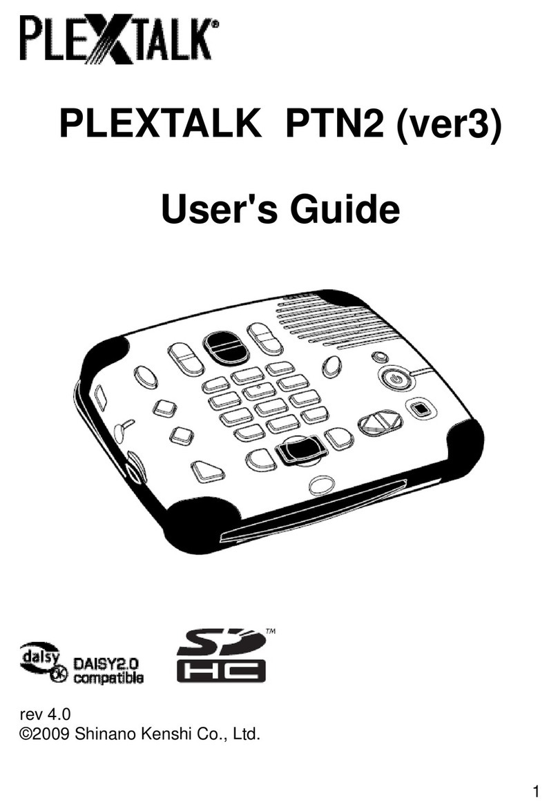 Plextalk PTN2 Cross user guide