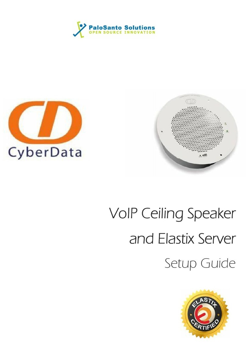 CyberData 011098B User manual