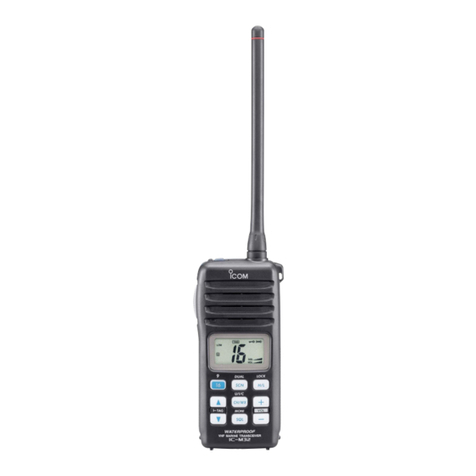 Icom IC-M32 User manual