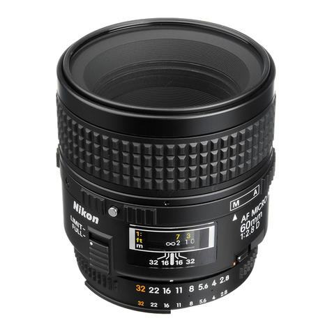 Nikon AF Micro-Nikkor 60mm F/2.8 D instruction manual