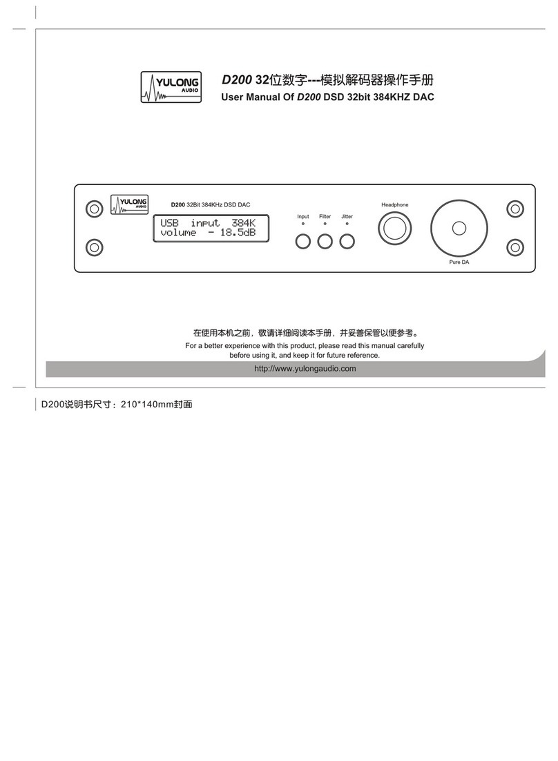 Yulong D200 User manual