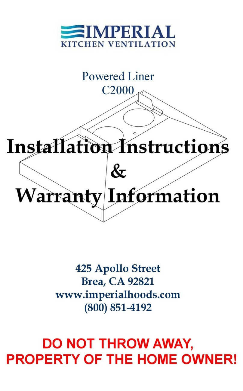Imperial Powered Liner C2000 Series User manual