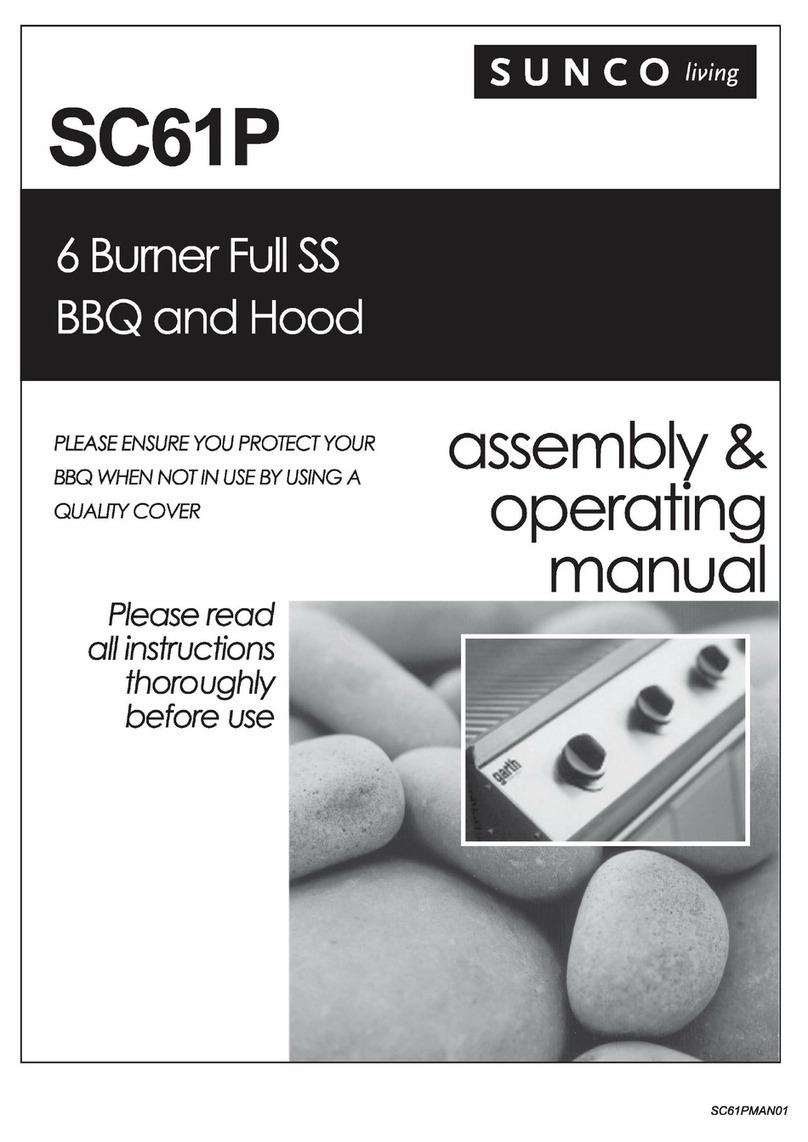 Garth SC61P Assembly & operating instructions
