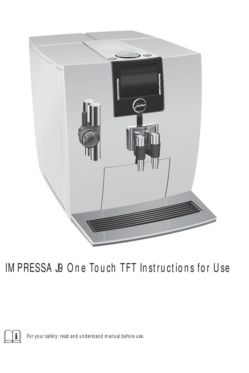 Jura IMPRESSA J9 One Touch Instructions for use